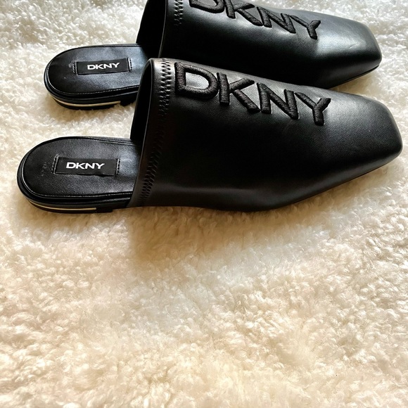 DKNY Black Mules Size 10 - Picture 6 of 15